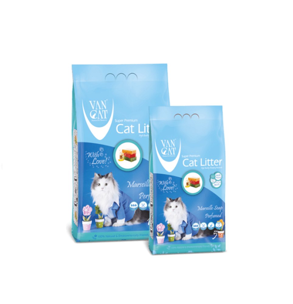 VanCat (ВанКет) Cat Litter Marseille Soap - Бентонітовий наповнювач для котячого туалету з ароматом