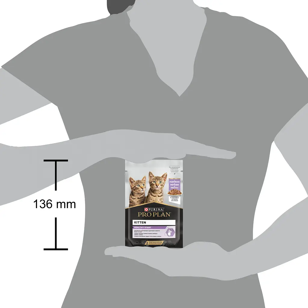 Вологий корм Purina Pro Plan Kitten Healthy Start для кошенят з індичкою 85 г