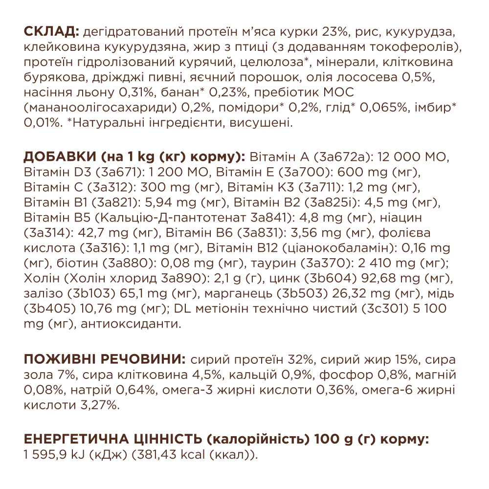 Сухий корм C4P Premium Indoor 4 in 1 для котів що живуть в приміщенні 900г