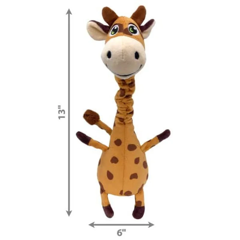 KONG Shakers Bobz Giraffe Іграшка для собак Жираф з пискавкою M