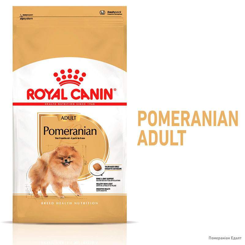 Сухий корм Royal Canin Pomeranian Adult для дорослих собак породи Померанський шпіц 500 г