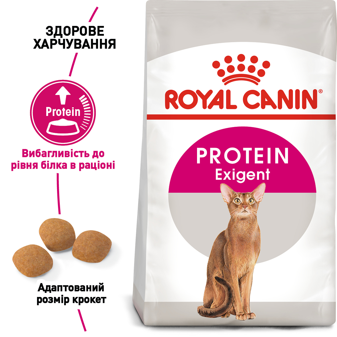 Сухий корм Royal Canin Exigent Protein для котів вибагливих 2кг