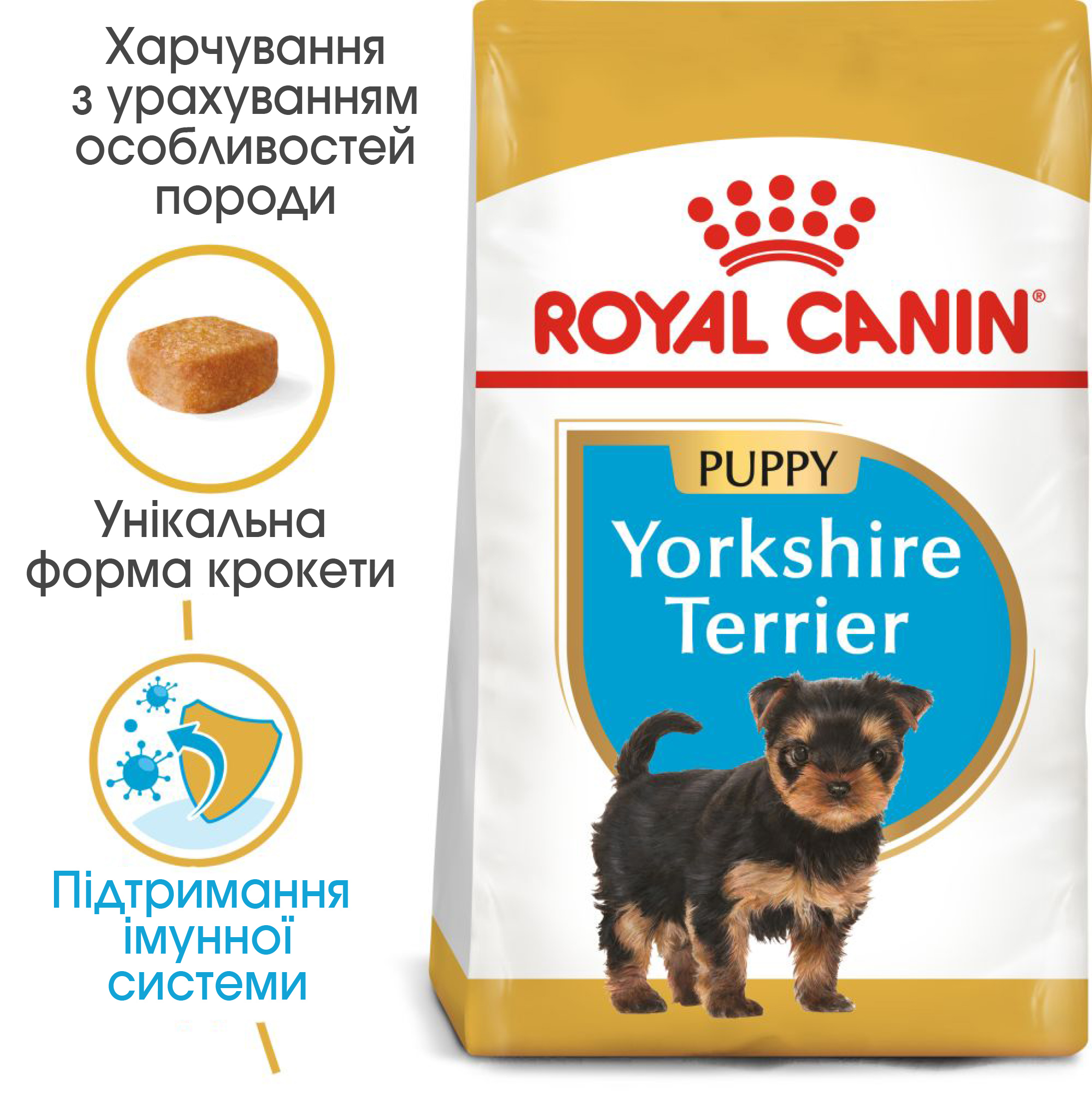 Сухий корм Royal Canin Yorkshire Junior для цуценят Йоркширських тер'єрів 1,5кг