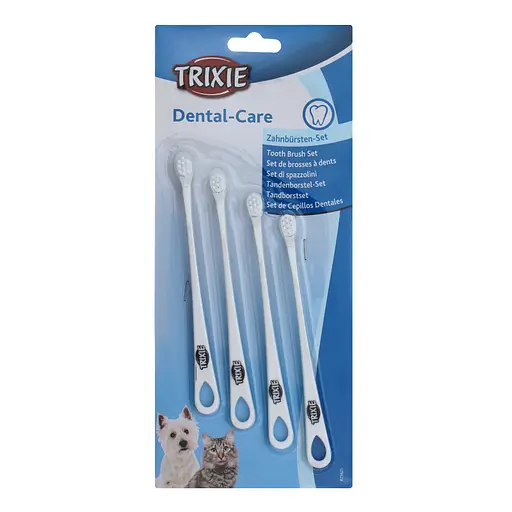 Trixie Toothbrush Зубна щітка для котів та собак дрібних порід,1 шт