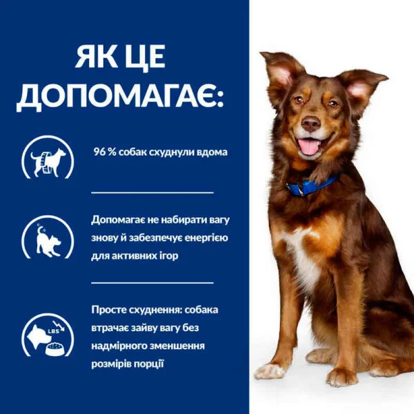 Сухий корм Hill's PD Canine Metabolic Weight Management для собак контроль ваги 1.5 кг