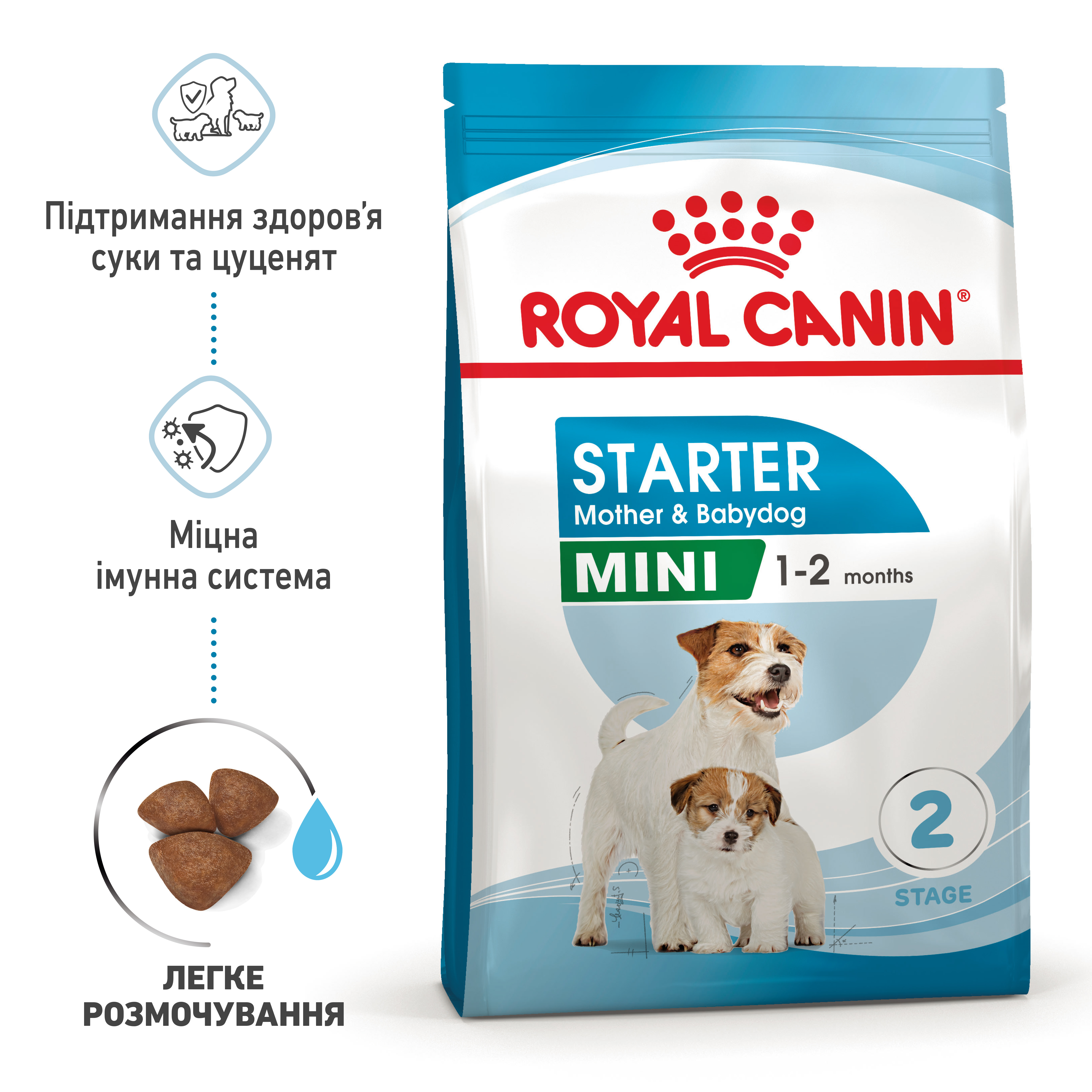 Сухий корм Royal Canin Mini Starter для цуценят дрібних порід стартовий 1кг