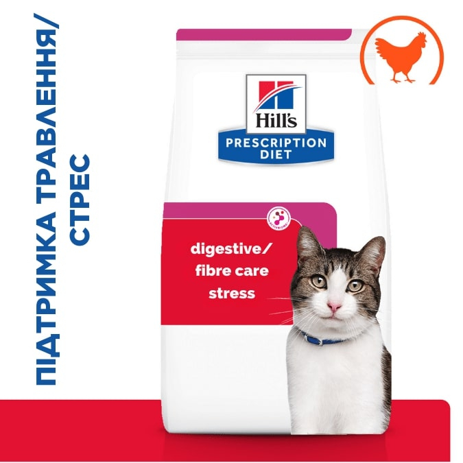 Сухий корм Hill's PD Feline Gastrointestinal Biome Stress для котів при розладах травлення та при дії стресових факторів 1,5 кг