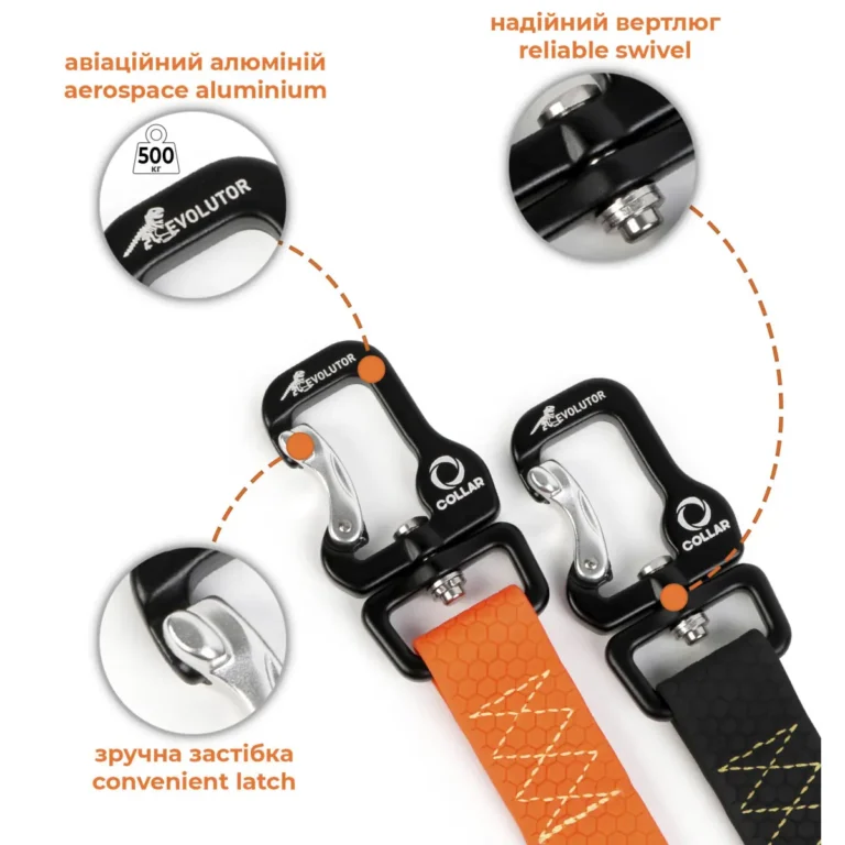 Collar Evolutor Повідець Еволютор для собак 25 мм,120 см,Хакі