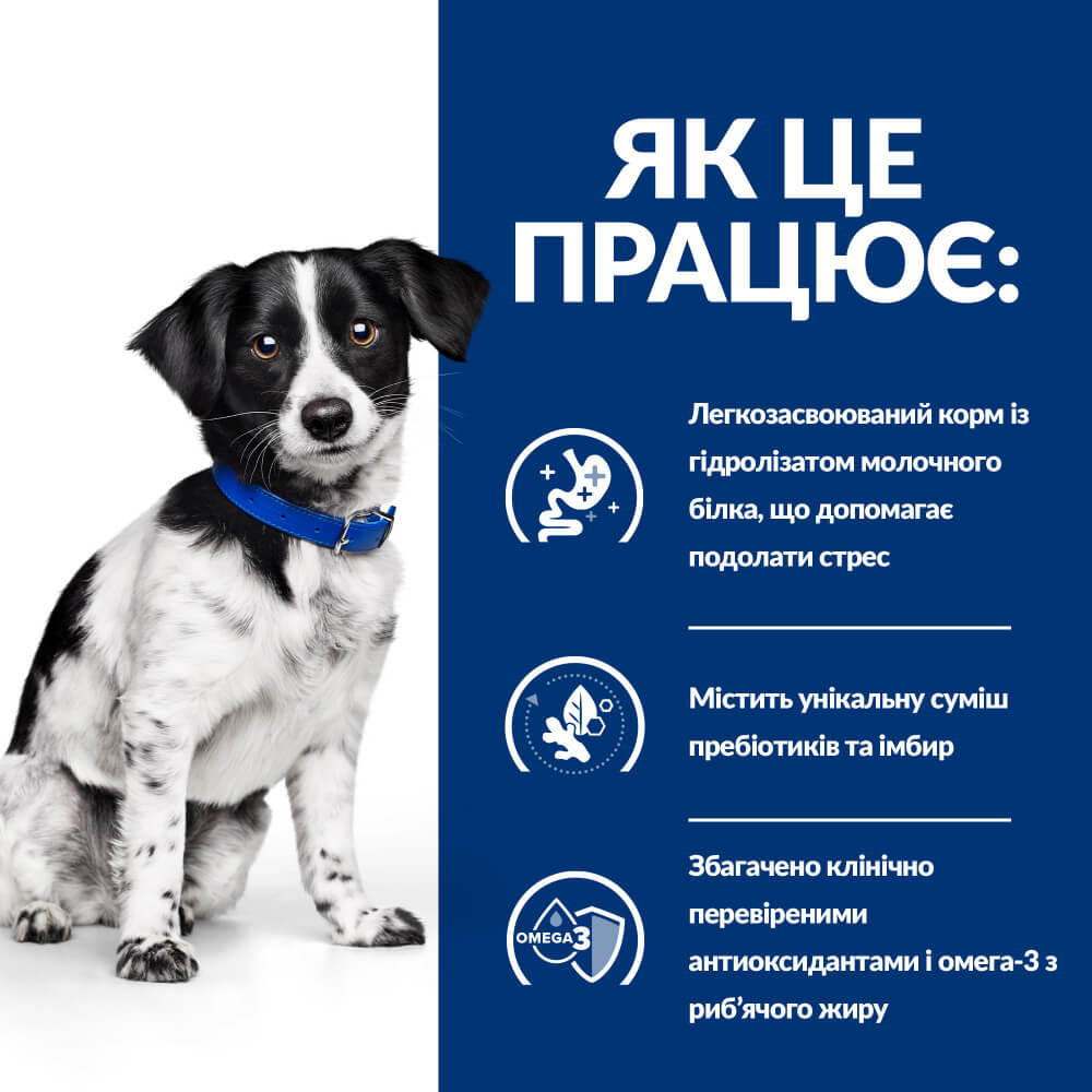 Сухий корм Hill's PD Canine I/D Stress Mini для собак міні порід при розладах ШКТ пов’язаними зі стресом 1кг