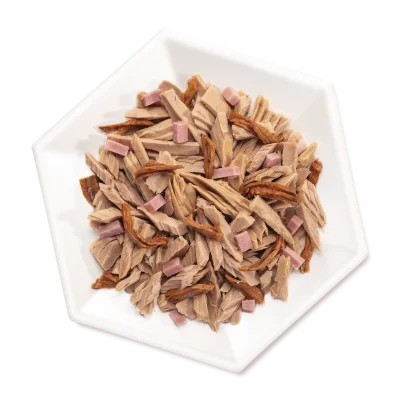 Вологий корм LifeCat Tuna Beef and Ham тунець з яловичиною та курячою шинкою в желе для котів 70 г пауч