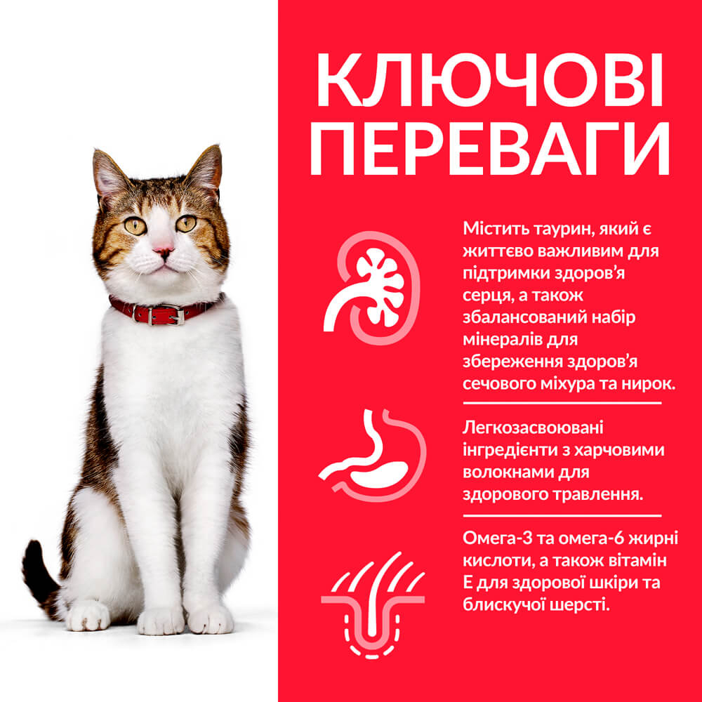 Сухий корм Hill's SP Feline Mature 7+ with Chicken для котів старше 7 років з куркою 1,5 кг