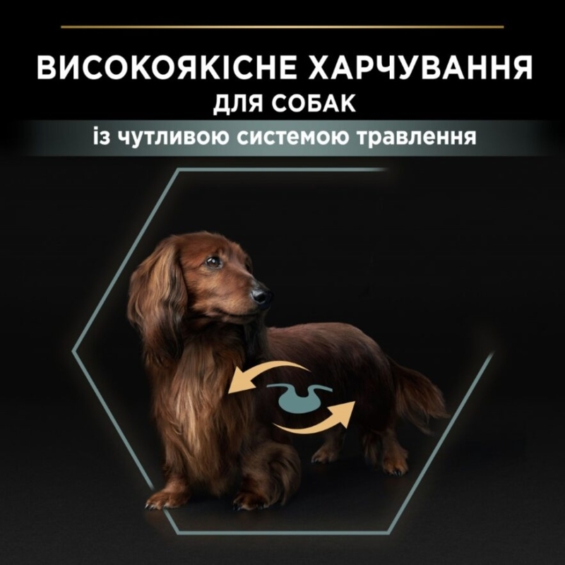 Сухий корм Purina Pro Plan Dog Adult Small & Mini Sensitive Digestion Lamb для собак дрібних порід з ягням,7 кг