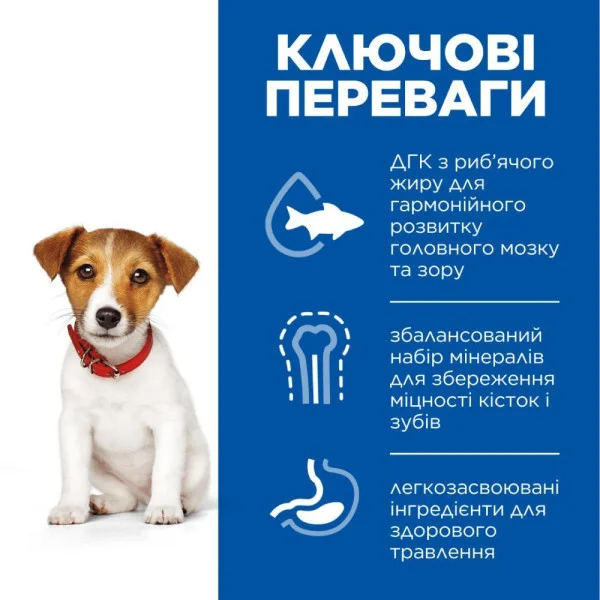 Сухий корм Hill's SP Puppy Small & Mini Chicken для цуценят міні та малих порід з куркою 1,5 кг