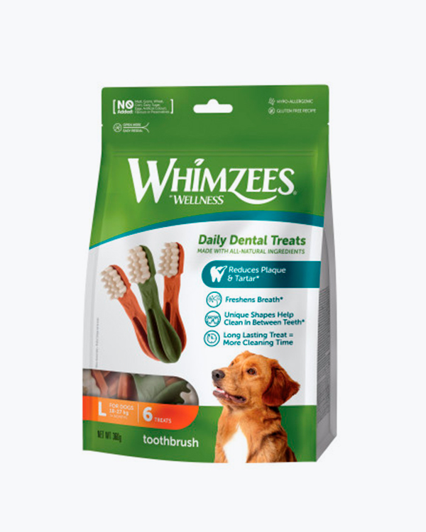 Whimzees Toothbrush Ласощі для собак, у формі зубної щітки, L ,1 шт