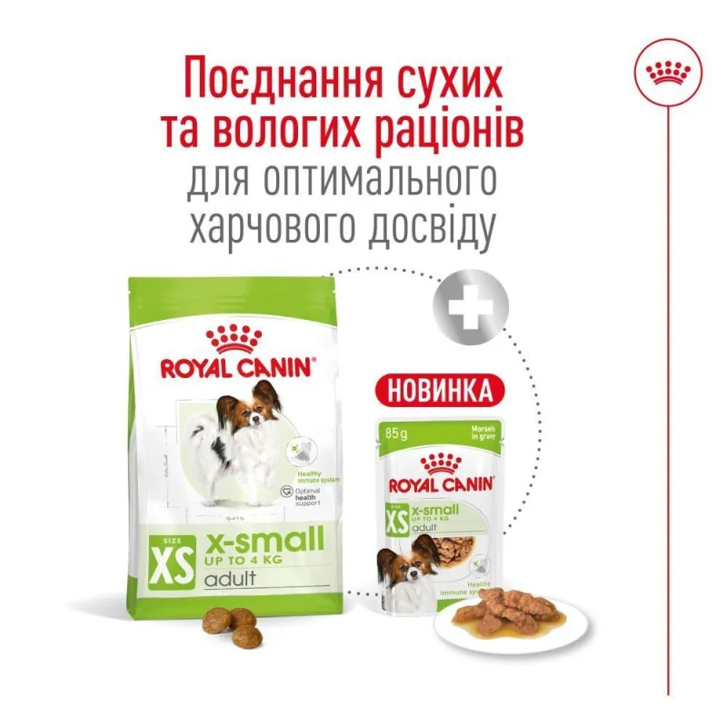 Сухий корм Royal Canin X-Small Adult для собак мініатюрних порід 500г