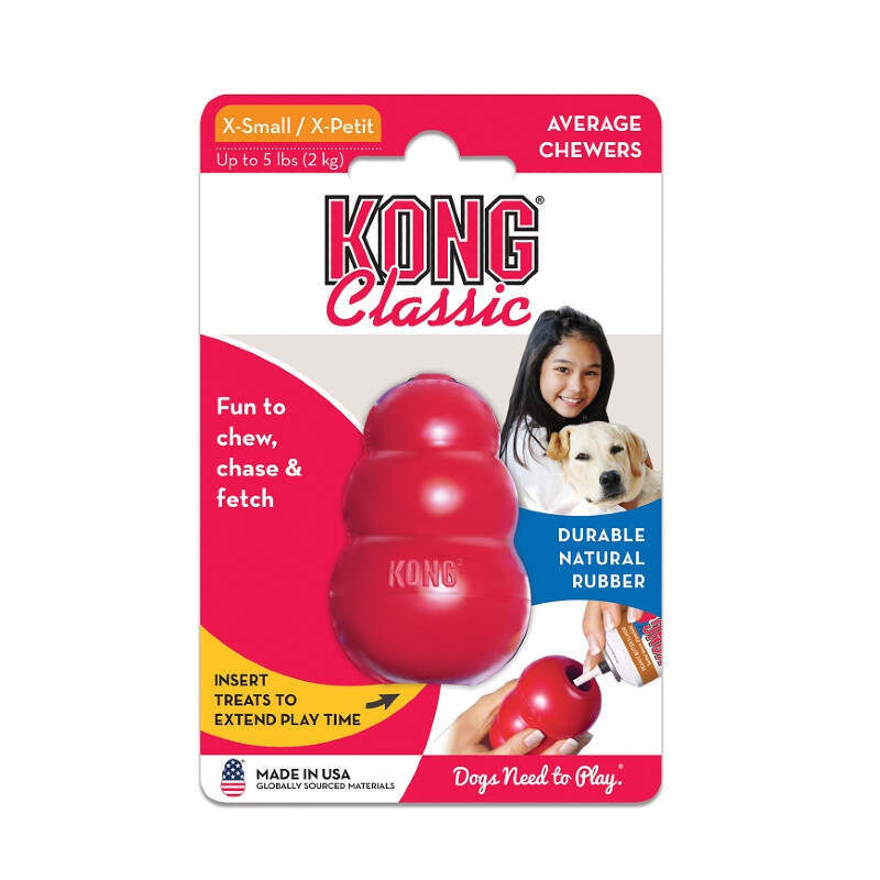 KONG Classic - Іграшка (Конг) для собак XS