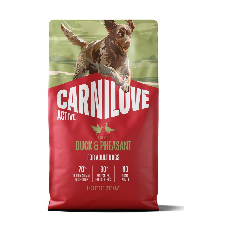 Сухий корм Carnilove Active Dog Adult Duck & Pheasant для дорослих собак з качкою та фазаном,4 кг