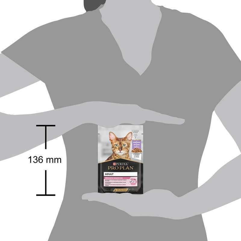 Вологий корм Purina Pro Plan Delicate Digestion для котів з чутливим травленням з індичкою в соусі 85 г