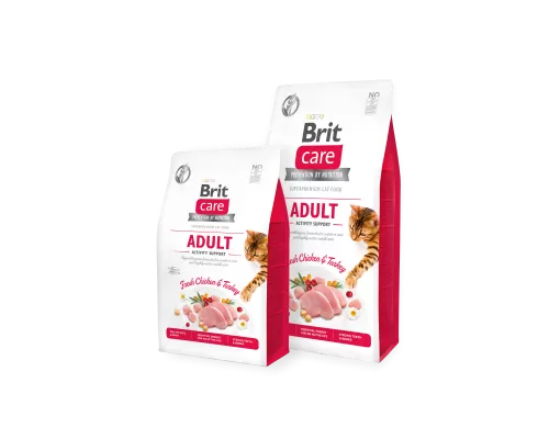 Сухий корм Brit Care Cat Grain Free Adult Activity Support для котів активних 400г