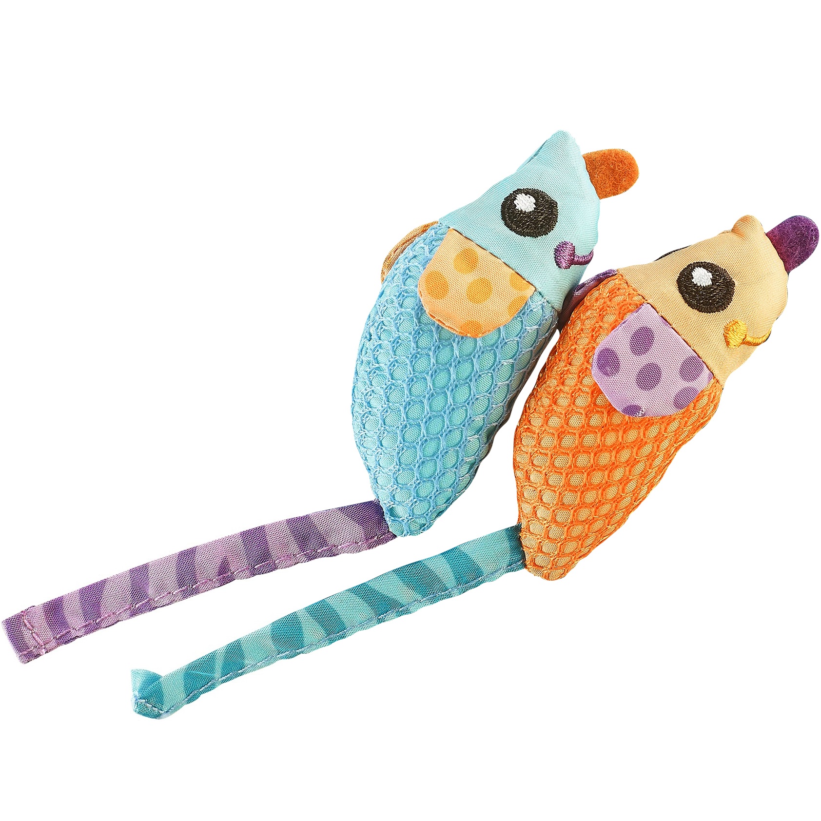 CATSTAGES Catnip Chew Mice Іграшка для котів Мишенята,2 шт