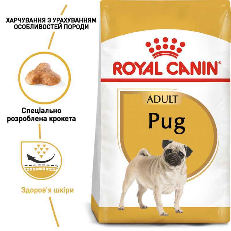 Сухий корм Royal Canin Pug для собак породи Мопс 1,5 кг