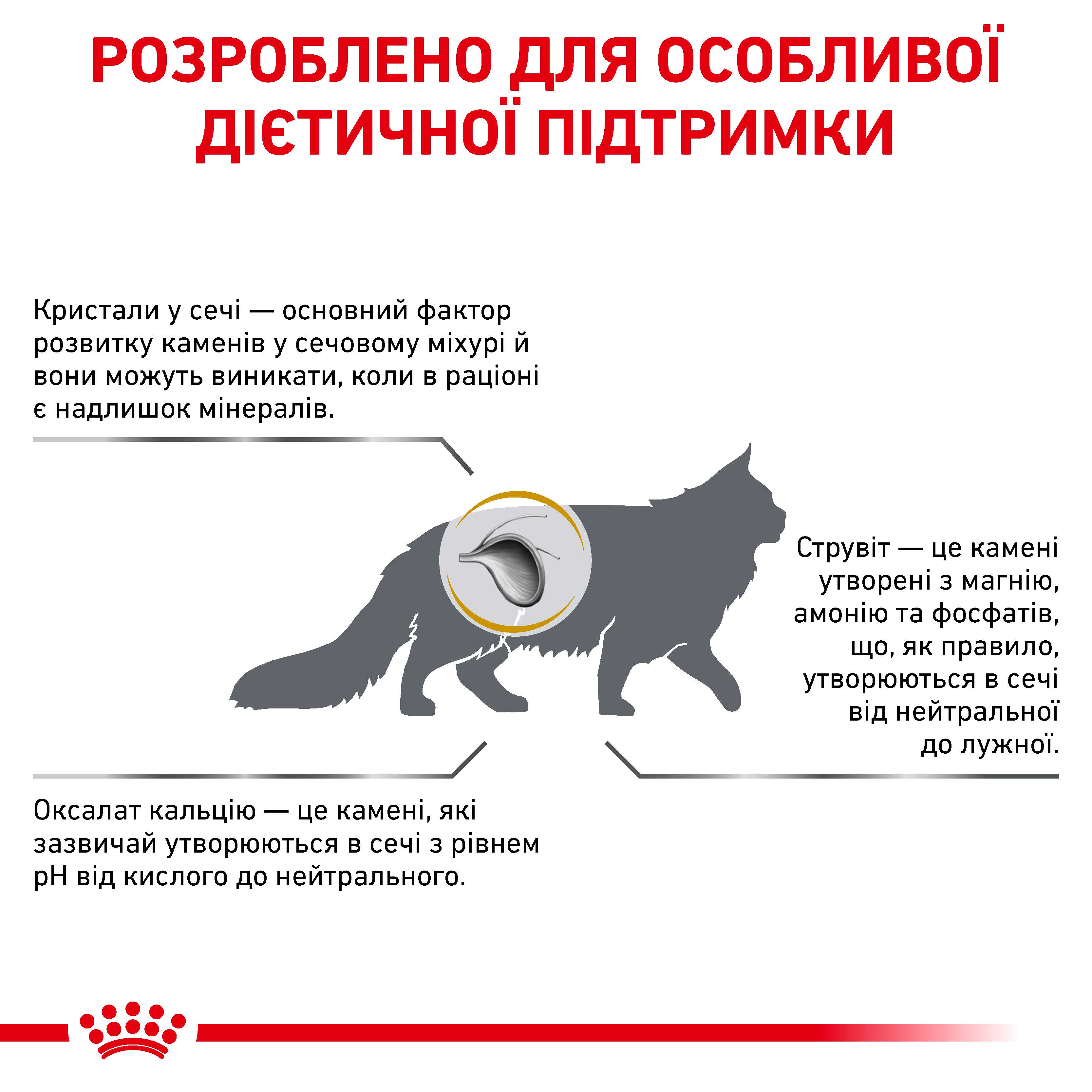 Сухий корм Royal Canin Urinary S/O для котів при захворюваннях сечовивідних шляхів 400 г