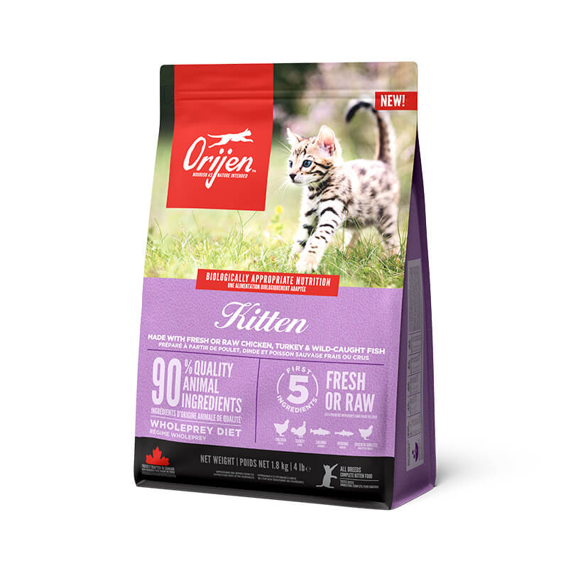 Сухий корм Orijen Kitten для кошенят з птицею та рибою 1,8 кг