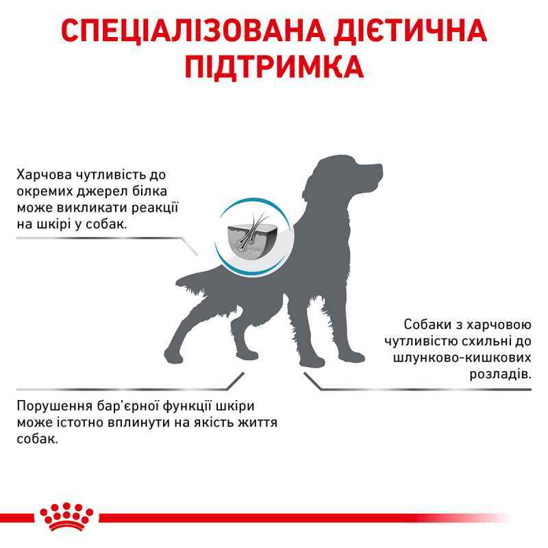Сухий корм Royal Canin Hypoallergenic Dog для собак з харчовою алергією або непереносимістю 2 кг