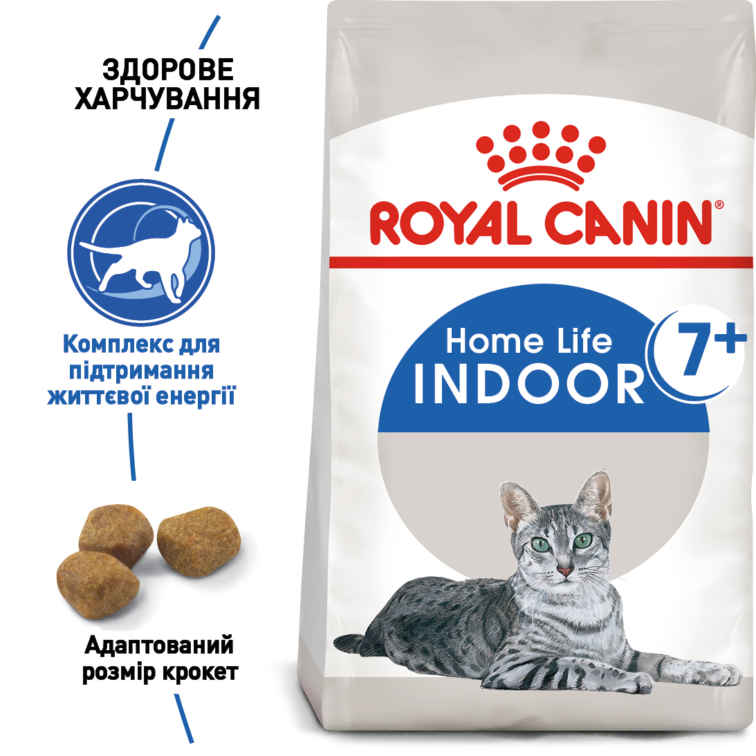 Сухий корм Royal Canin Indoor +7 для котів старше 7 років 1,5кг
