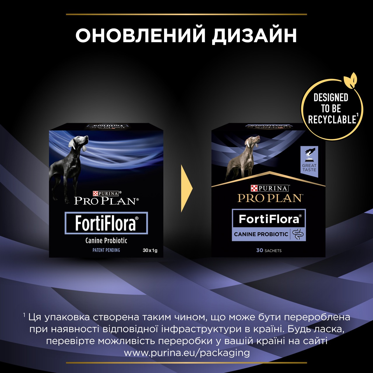 Пробіотик Purina Pro Plan VD FortiFlora Canine для здорового травлення у собак 1г