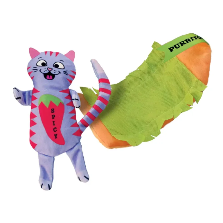 KONG Pull-A-Partz Purrito Іграшка для котів Пурітто з котячою м'ятою