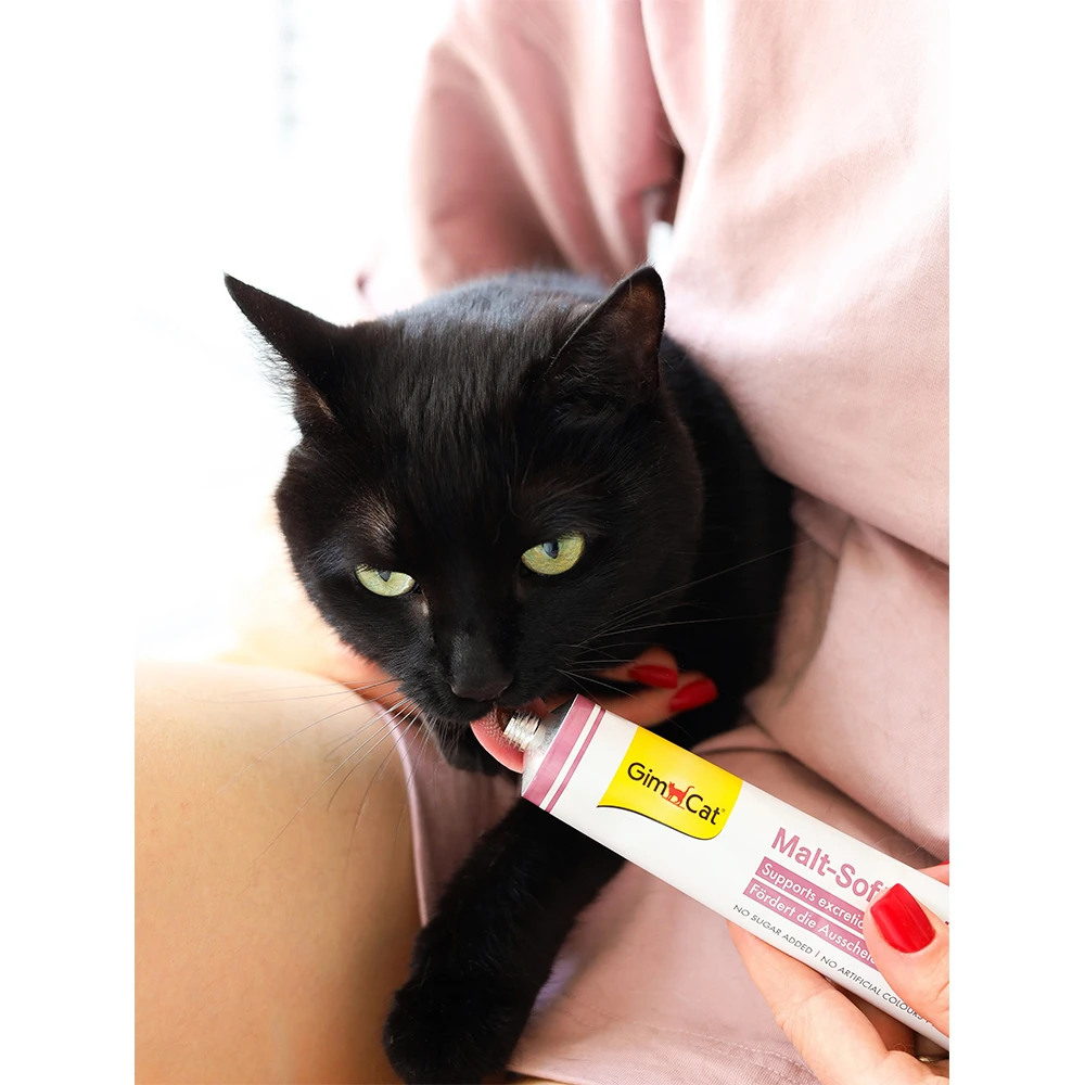 GimCat Malt-Soft Paste Extra Паста для виведення шерсті та покращення моторики шлунку у котів 20 г