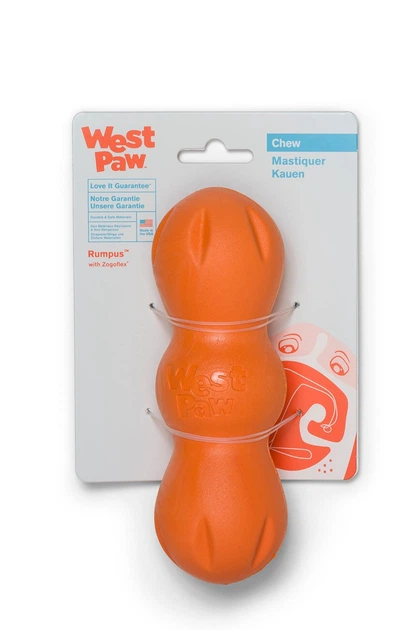 West Paw Rumpus Medium Tangerine Іграшка для собак помаранчева 16 см