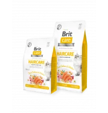 Сухий корм Brit Care Cat Grain Free Haircare Healthy & Shiny Coat для котів виведення шерсті 400г