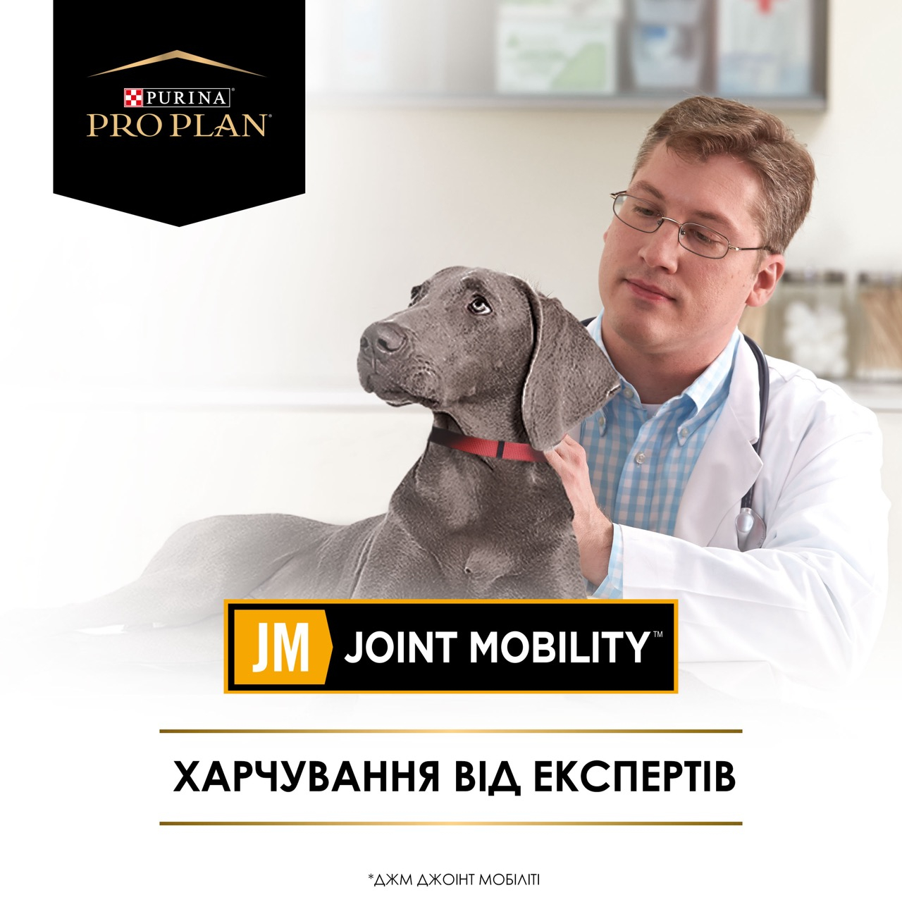Сухий корм Purina Pro Plan Veterinary Diets JM Joint Mobility Canine для підтримки здоров'я суглобів у собак 12 кг
