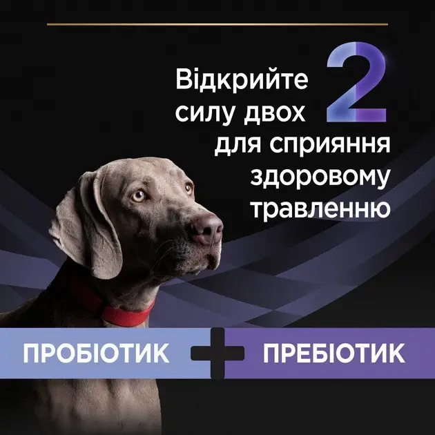 Пробіотик з пребіотиком Purina Pro Plan FortiFlora Plus Canine для підтримки мікрофлори кишківника у дорослих собак та цуценят 2 г,1 саше
