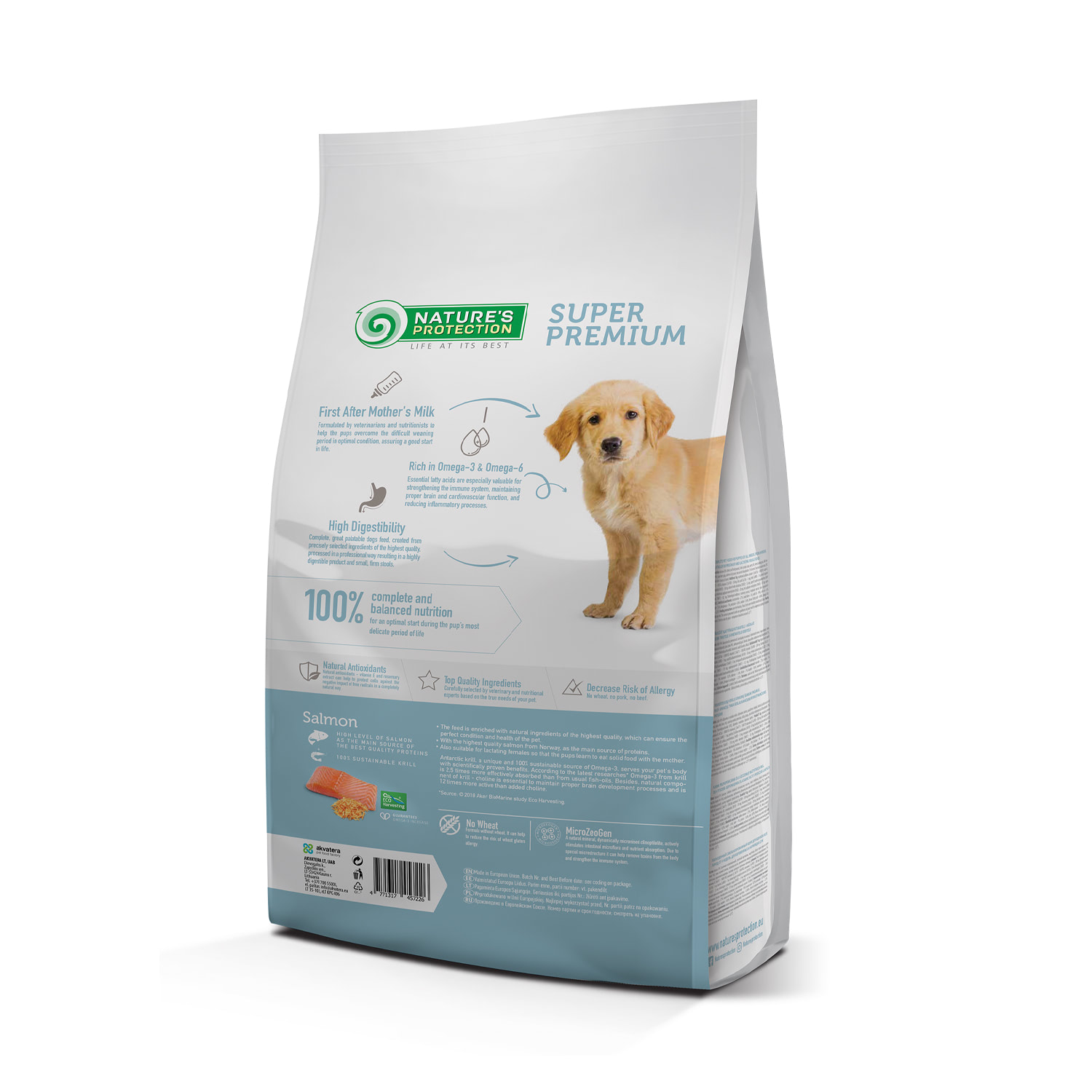 Сухий корм Nature's Protection Puppy Starter All Breeds для цуценят всіх порід перший прикорм 2кг