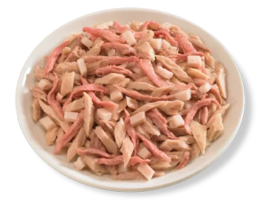 Вологий корм LifeCat Le Ricette Tuna with Beef and Ham тунець з яловичиною та курячою шинкою для котів 150г
