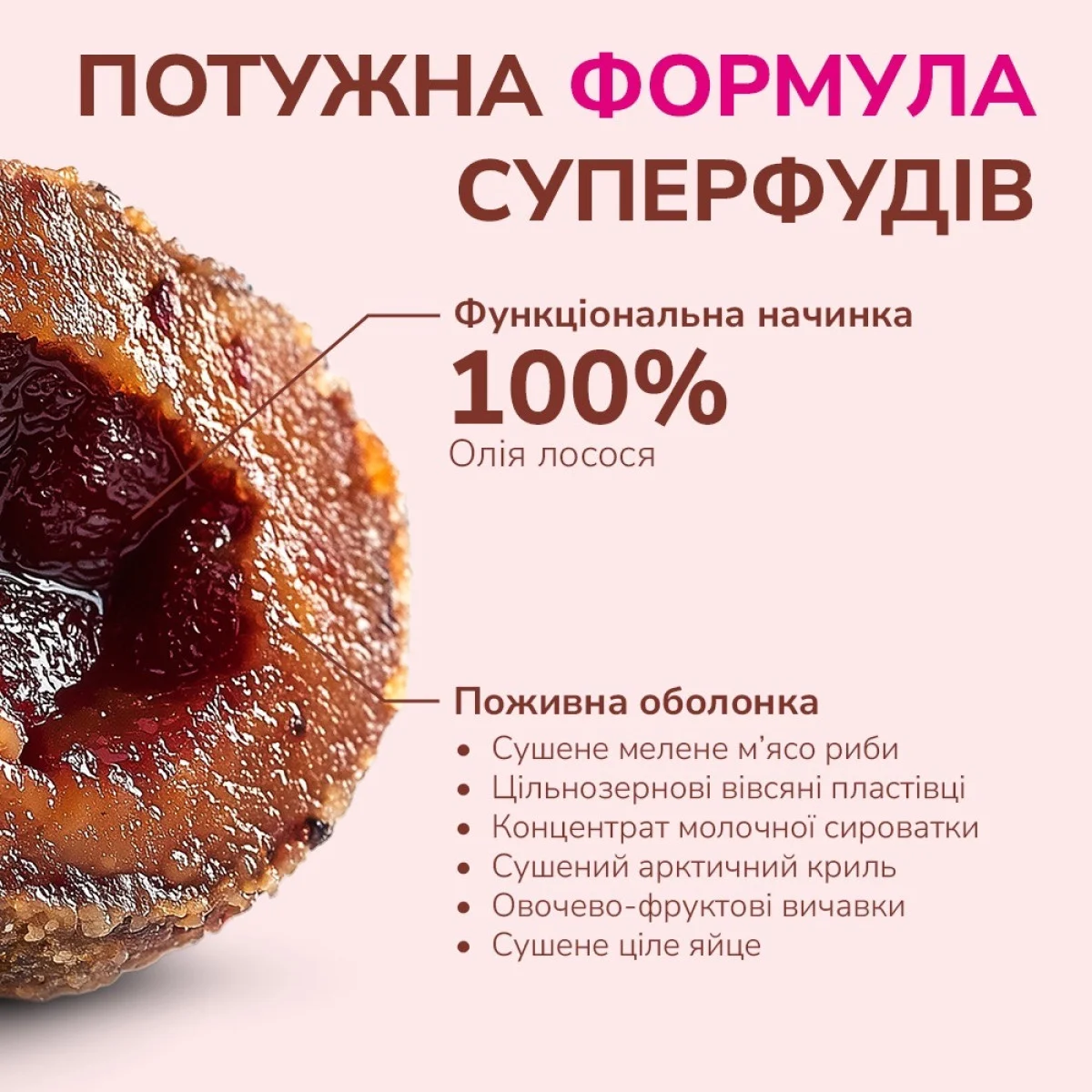 Ласощі LK Baits Pet Nutrigo Salmon Oil Mini для собак малих порід з олією лосося,75 г
