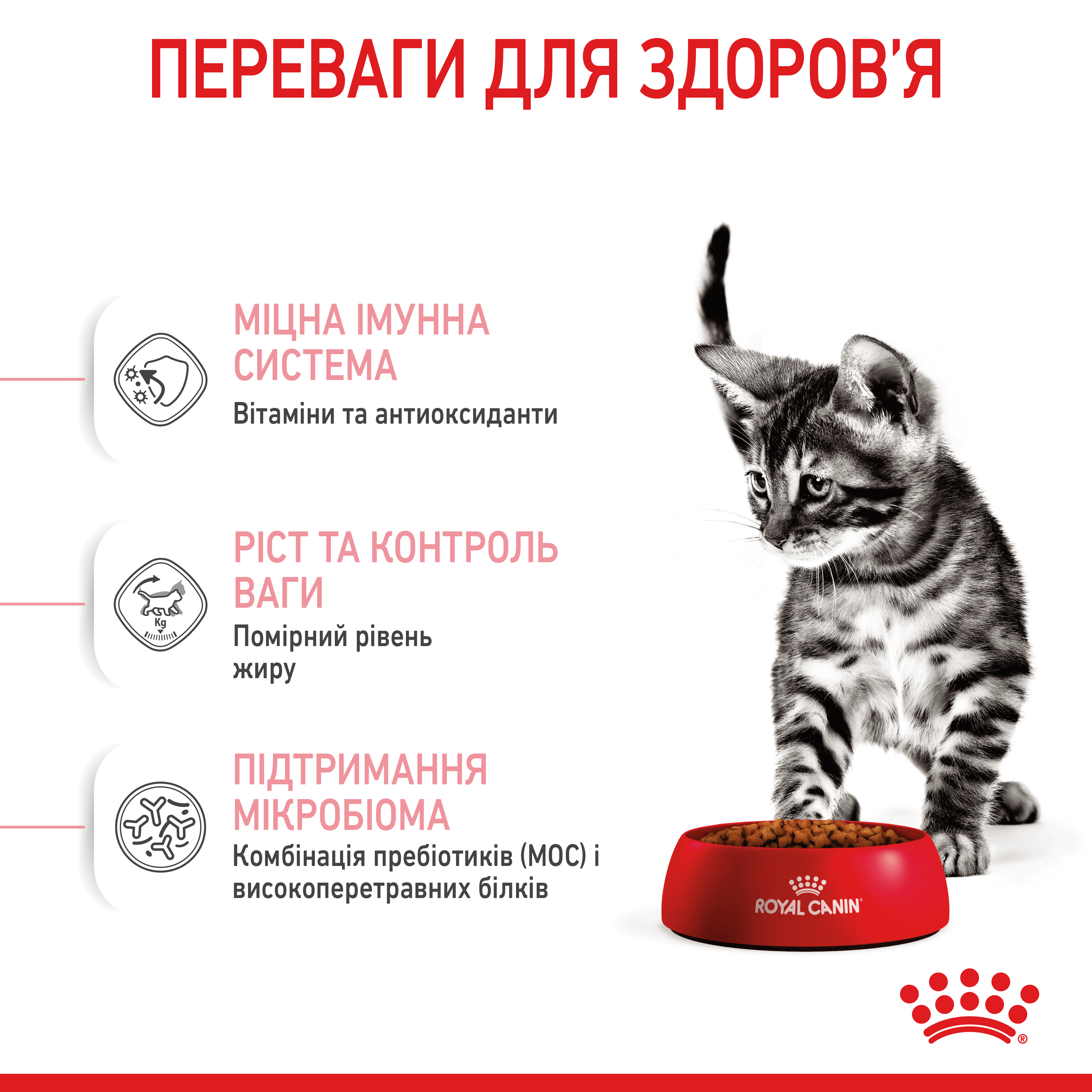 Сухий корм Royal Canin Kitten Sterilised для стерилізованих кошенят 2кг
