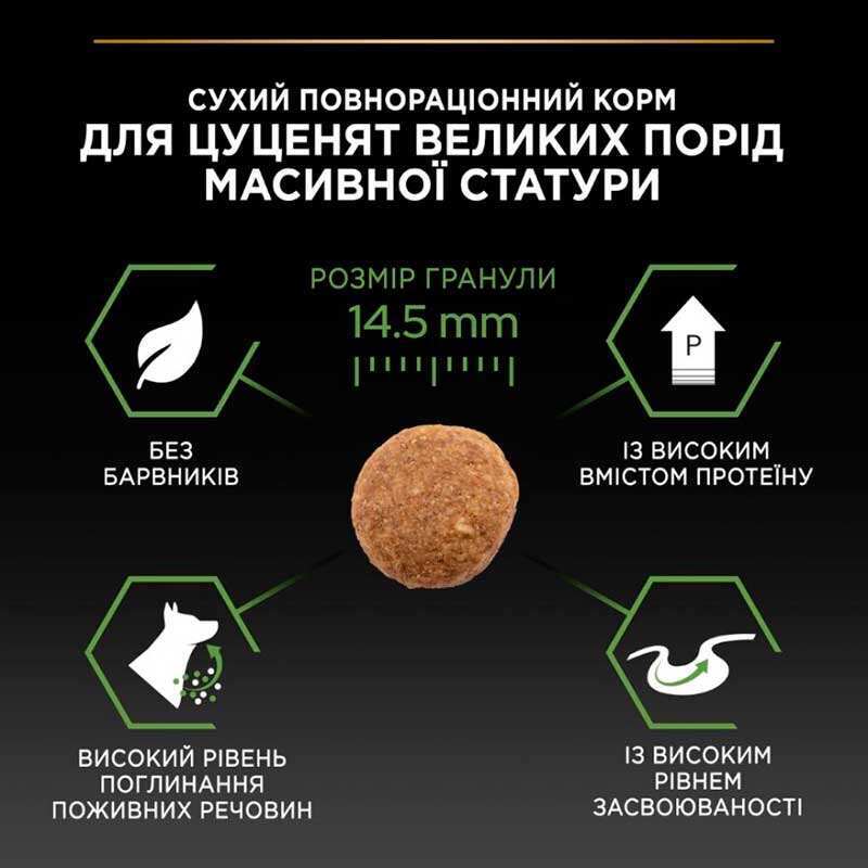 Purina Pro Plan Puppy Large Robust Healthy Start для цуценят великих порід з куркою 12 кг