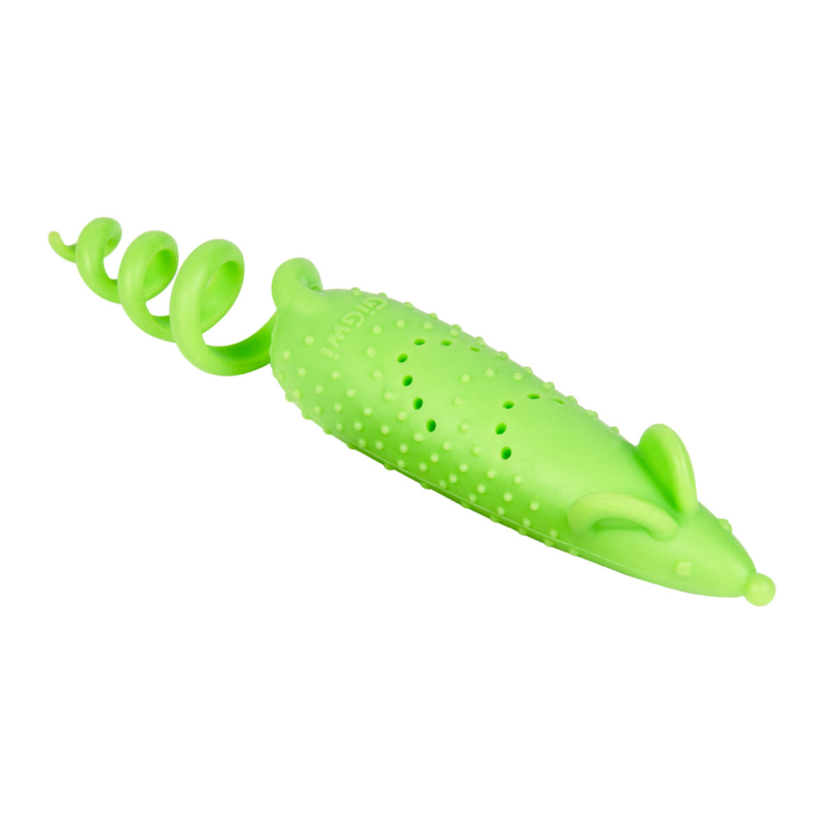 Gigwi Refillable Catnip Іграшка для котів Мишка гумова з котячою м'ятою та мататабі, 16.5 см