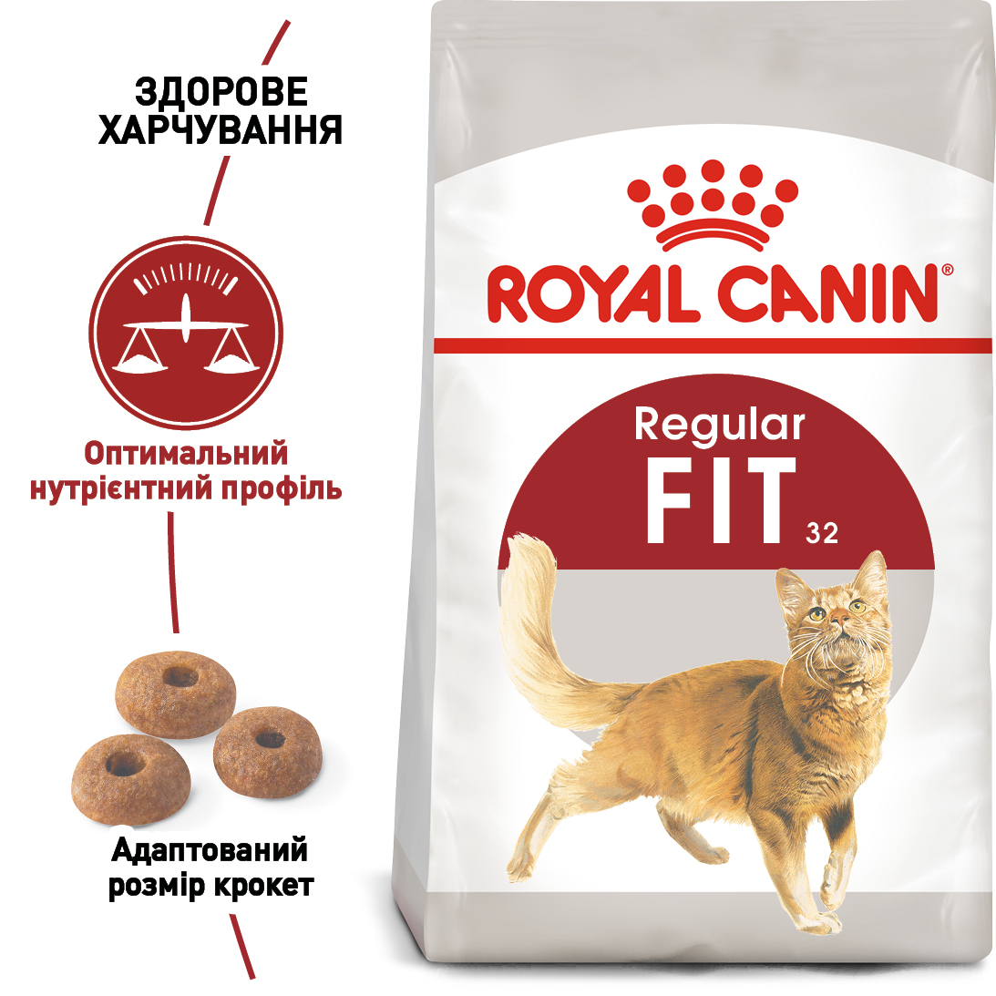 Сухий корм Royal Canin Fit 32 для котів активних 400г