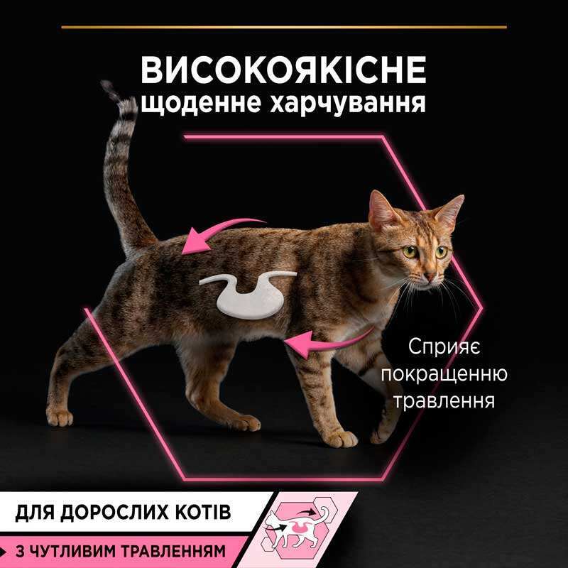 Вологий корм Purina Pro Plan Delicate Digestion для котів з чутливим травленням з індичкою в соусі 85 г