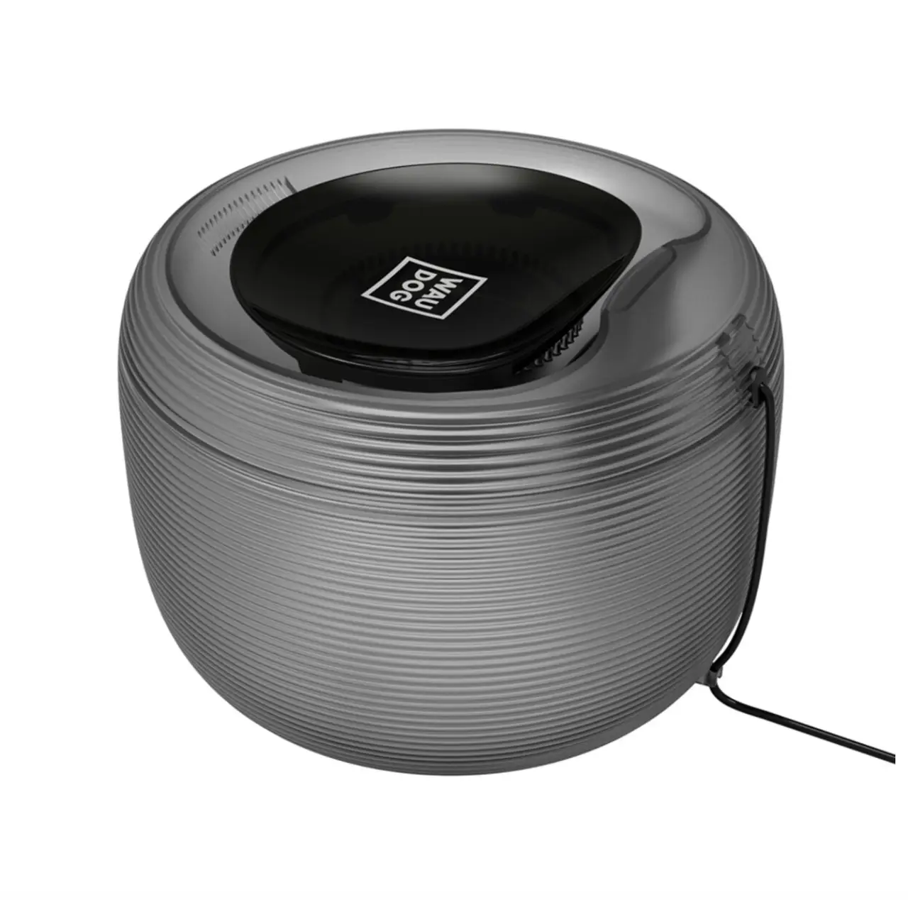 WAUDOG Автоматичний фонтан-поїлка для собак і котів з LED-підсвіткою, 2,5 л, сірий