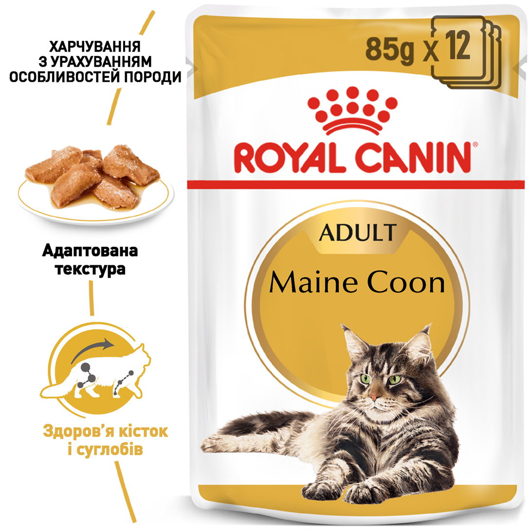 Вологий корм Royal CanIn Maine Coon для котів породи Мейн-кун