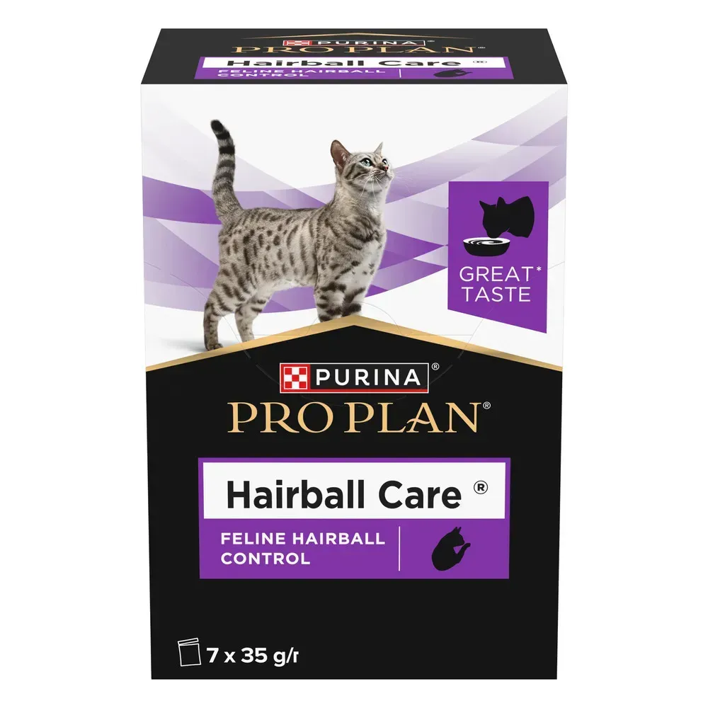 Ветеринарна добавка Pro Plan Hairball Care для природного виведення шерсті у котів, 35 г