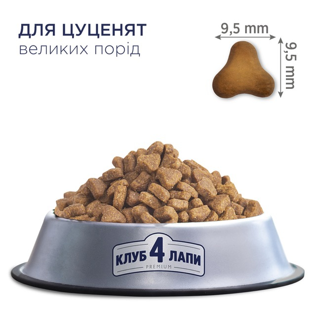 Сухий корм C4P Premium Puppies для цуценят великих порід 2кг