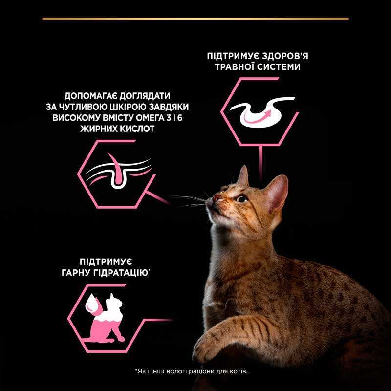 Вологий корм Purina Pro Plan Delicate Digestion для котів з чутливим травленням з індичкою в соусі 85 г