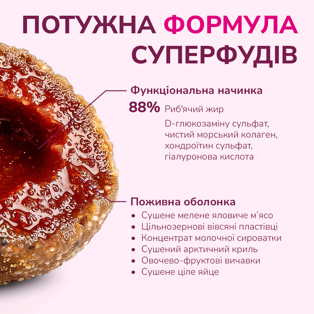 Ласощі LK Baits Pet Nutrigo Collagen Complex Mini для собак дрібних порід з колагеном,75 г